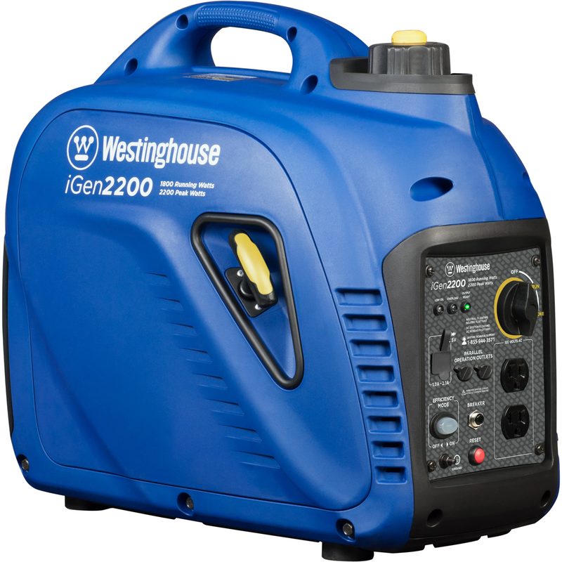 Westinghouse iGen2200 Super Quiet Portable Inverter Generator 1800 Rated & 2200 Peak Watts