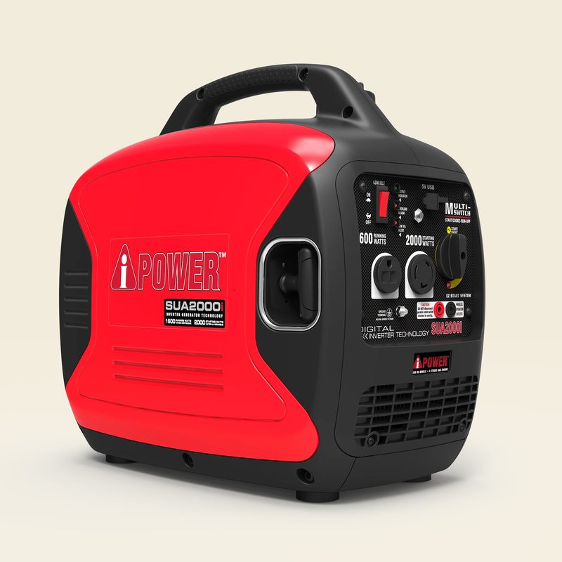 A-iPower SUA2000iV 2000-Watt Portable Inverter Generator Ultra-Quiet RV Ready