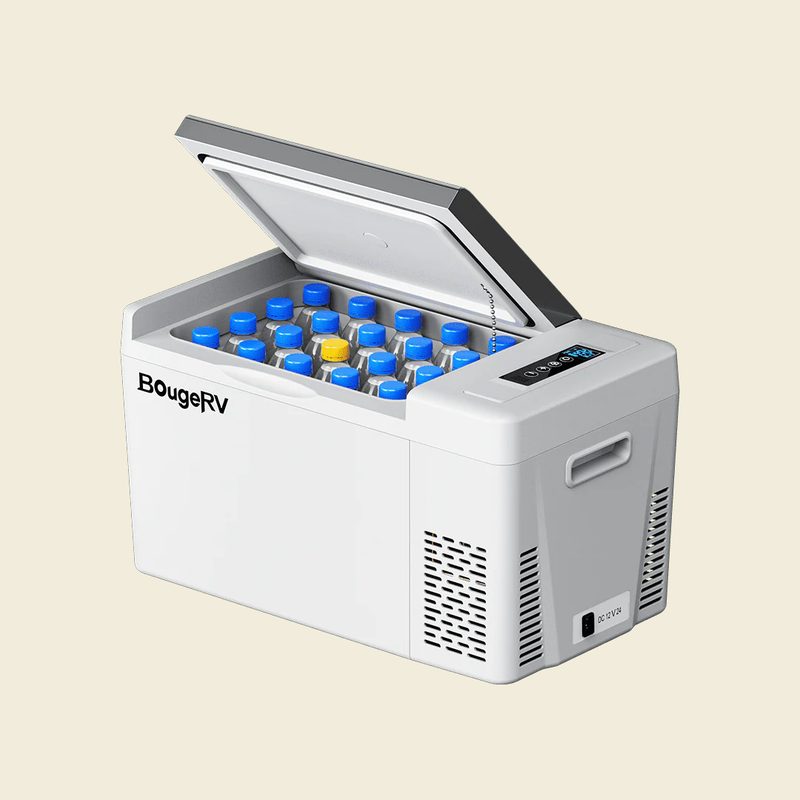 BougeRV CR22 12 Volt Refrigerator 23 Quart Portable Fridge Freezer