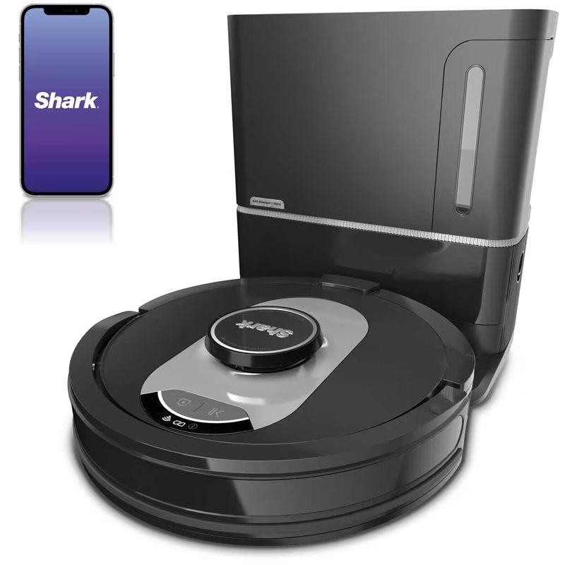Shark AI Ultra Voice Control Robot Vacuum with Matrix Clean Navigation, Home Mapping, 60-Day Capacity, XL Self-Empty Base (AV2511AE)