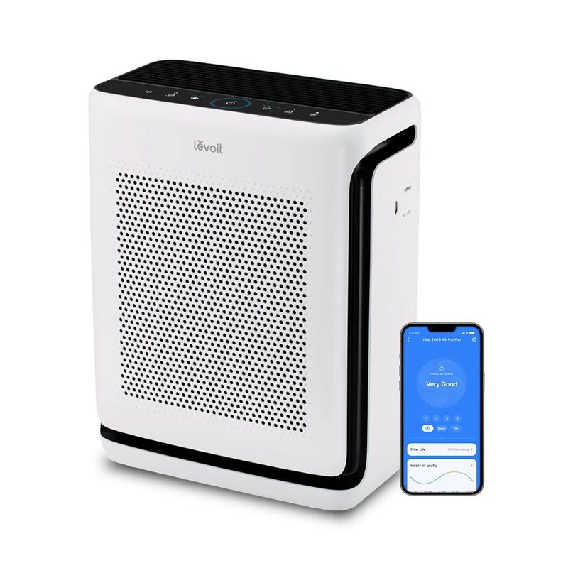 Levoit Vital 200S-P Smart Air Purifier for Large Rooms, Up to 1875 ft²