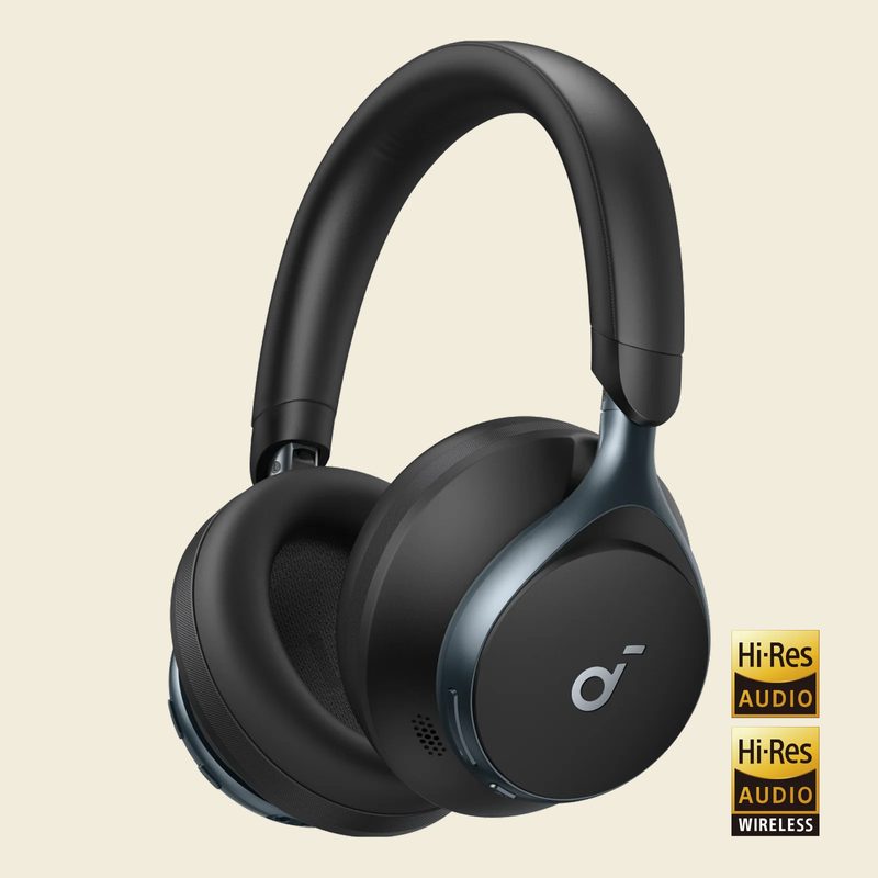 Soundcore by Anker Space One ANC Over-Ear Headphones, Voice Reduction, Black
