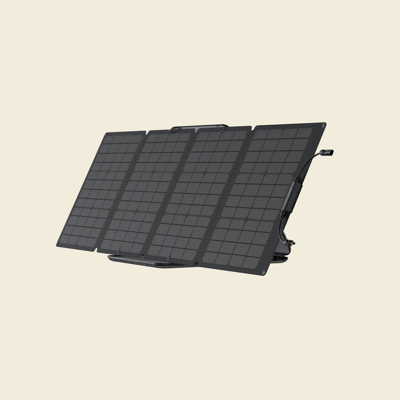 EF ECOFLOW 110W Portable Solar Panel, Foldable with Carry Case