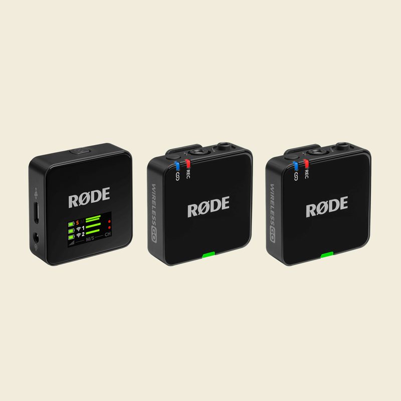 RØDE Wireless GO (Gen 3) (2 TX + 1 RX + Charging Case), 32-Bit Float