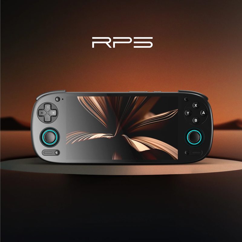 Retroid Pocket 5 Retro Handheld Game Console, 8+128G, 5.5-inch 1080p AMOLED, Snapdragon 865, Android 13 (Black)